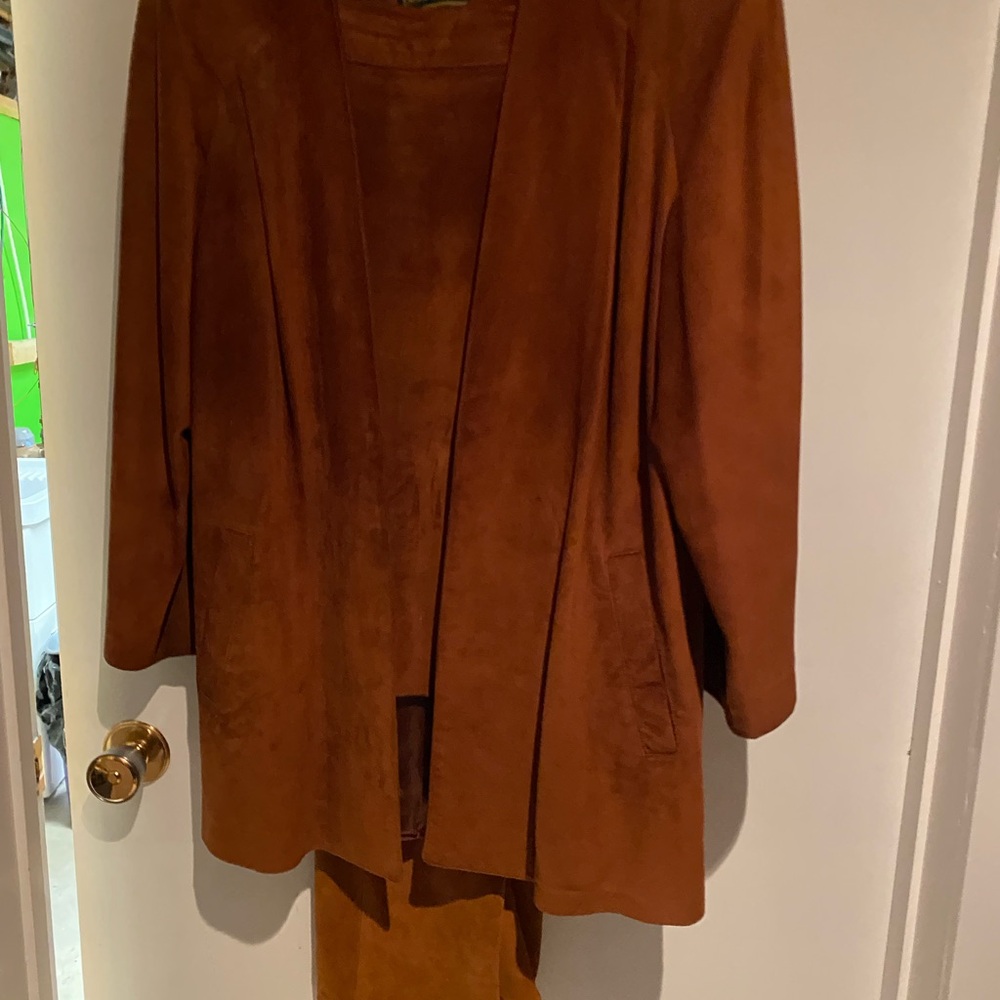 Danier Rich Brown Blazer , pants and skirt suit